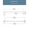 RARXTR 24 Inch Matte Black Towel Bar Towel Rack for