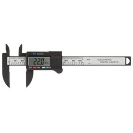 Digital Caliper, Electronic Digital Caliper Practical 100 mm Plastic Electronic Digital Caliper with Large LCD Screen for DIY Measurement and Archaeological Jewelry Measurement
