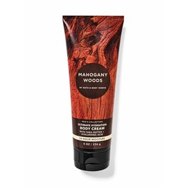 Bath and Body Ultimate Hydration Body Cream For Men's With Shea butter 8 FL OZ (8 FL OZ, Mahogany Woods)