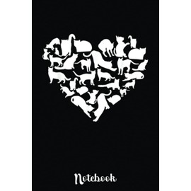 White Heart Cat Lover Clothing for Men Women Valentine: Cute Valentine's Day Notebook, Great Gift for Boyfriend, Girlfriend, Best Friend, Wife, Husband, Men, Women