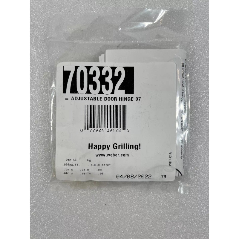Weber OEM Genesis Spirit Summit Grill Adjustable Door Hinge -