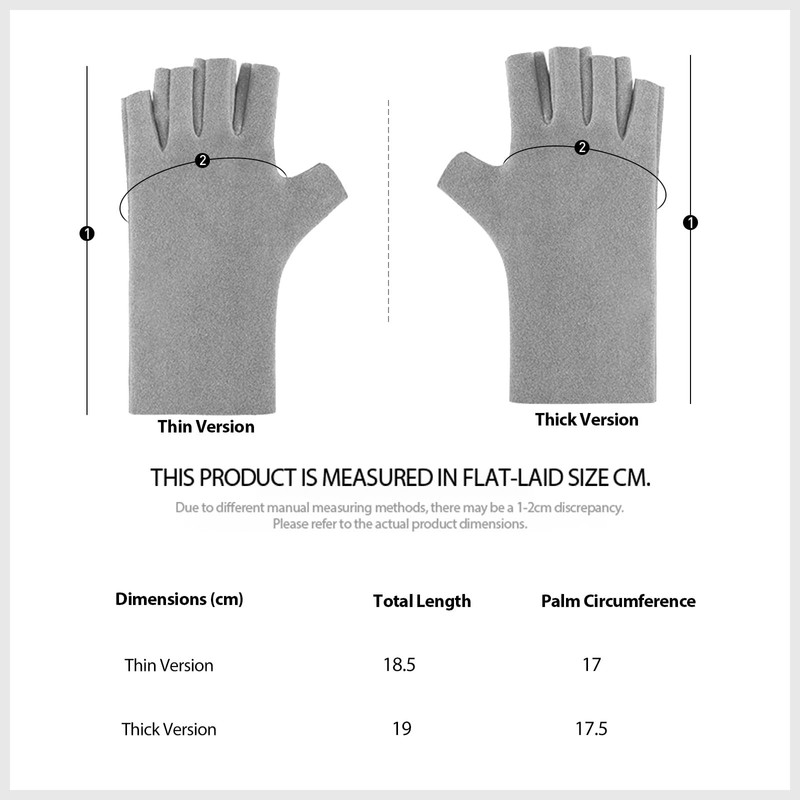 SayWow Typing Gloves for Cold Hands Women Cold Fingers Office