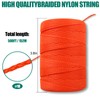 Romeda Romeda Mason Line #18, 500 Ft Orange String, Construction
