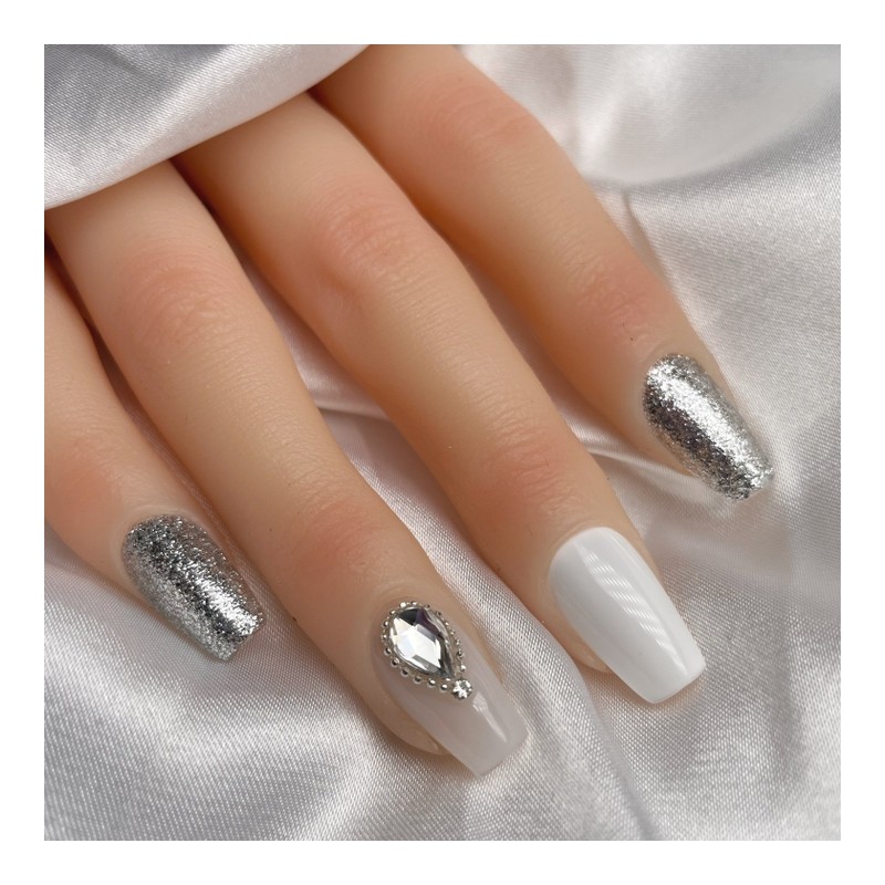 [Nessam] Handmade nail tips, the standard for wedding nails -
