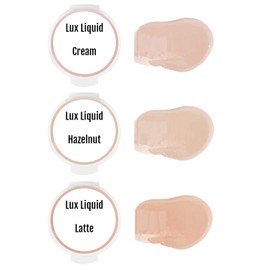 BaeBlu Organic LUX Liquid Foundation SAMPLES, Cream, Hazelnut, Latte