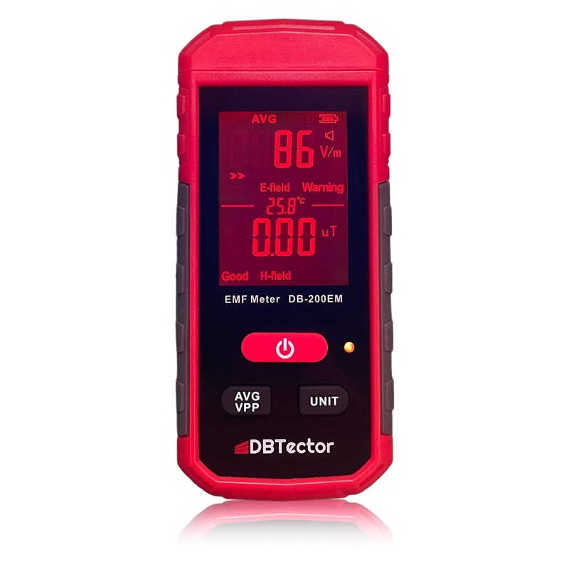 DBTector EMF Meter Electric and Magnetic Field Meter Detect Radiation