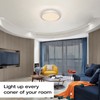 OOWOLF LED Ceiling Light, 40W 15.4 Inch Dimmable Ceiling Light