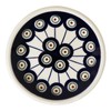 Small Original Bunzlauer Ceramic Plate (Saucer) Diameter 11.6 cm Decor