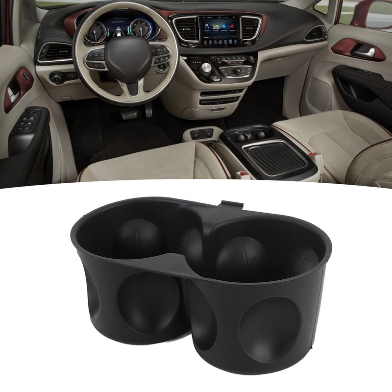 Ausla Console Cup Holder Insert Liner 68312236AC für Pacifica 2017-2024,