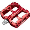 Reverse E-Escape Flat Bicycle Pedal Light Red