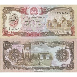 Banknote Afghanistan Pick-number: 61c uncirculated 1991 1.000 Afghanis (money for collectors - no means of payment)