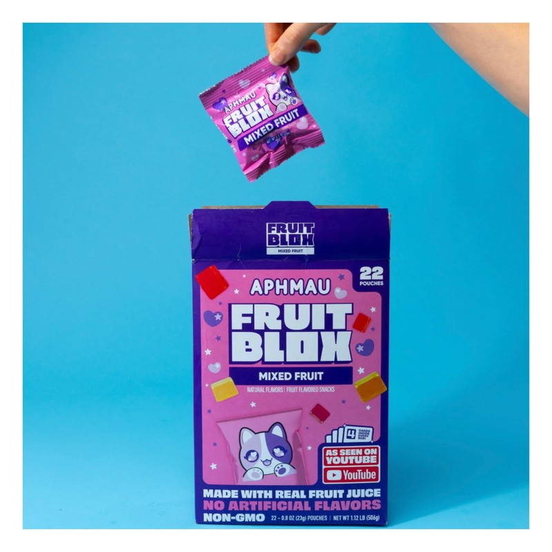 Generic Fruits Blox Mixed Fruit Snacks, 2 Boxes, 22 Count