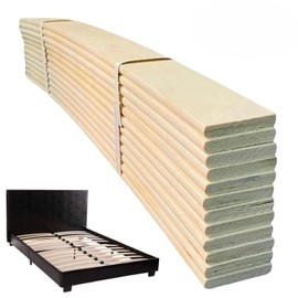 FENGSHENG-SHOP Replacement Bed Slats 755mm Length for Double Sprung Wooden Bed Slats 53mm Wide 8.5mm Thickness, 2 Slats