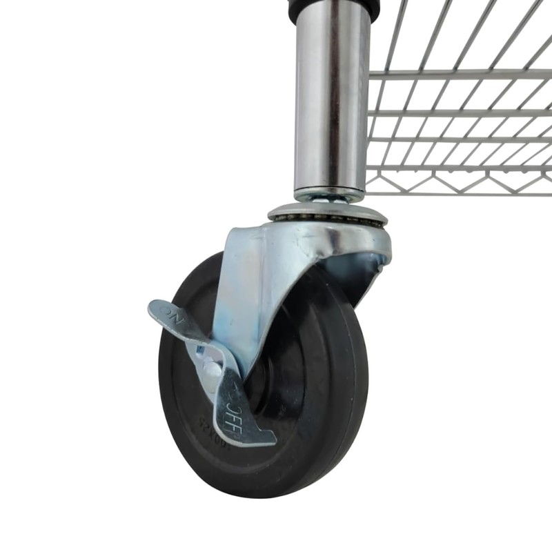 3 Inch Heavy Duty Caster Wheels, 1/4 inch Thread Stem,