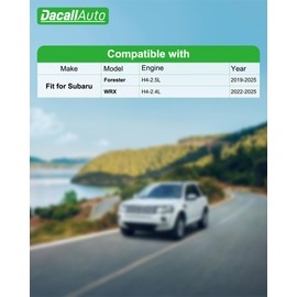 Dacall Activated Carbon Cabin & Engine Air Filter Set fit for Subaru Forester H4-2.5L (2019-2025), for Subaru WRX H4-2.4L (2022-2025), Replacement 72880-FL000, 16546-AA16A