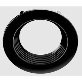 RAB DLTRIM/R4RB-B Recessed Retrofit Color Change Trims (Black, 4" Baffle)
