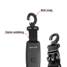 Saekodive Auto-Lock Retractor 35" with Bolt Snaps and Quick-Release Buckle for Outdoor Activities - Scuba Diving, Fishing, Sailing, Canoeing, Hunting, Camping