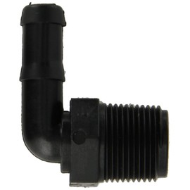 Banjo HB075/050-90 Polypropylene Hose Fitting, 90 Degree Elbow, 3/4" NPT Male x 1/2" Barbed