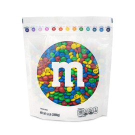 M&M’S WORLD Pre-Designed Customer Focus Milk Chocolate Candy-5lbs of Bulk Candy in Resealable Pack for Customer Thank You Gifts,Trade Shows,Business Meetings,Client Thank You & Customer Appreciation