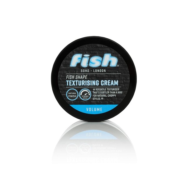 Fish Volume fish Shape Texturizing Cream, The Ultimate Lightweight, Versatile Texturizer, Strong Hold and Volume, Normal to Fine Hair, Cruelty Free, 100 ml