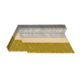 SITLDY 30-34 Degree Framing Nails 3-1/2"X.131" Smooth Shank 1000 Count, D Head Hot Dipped Galvanized Paper Tape Strip Nails, for 30 to 34 Degree Framing Nailer