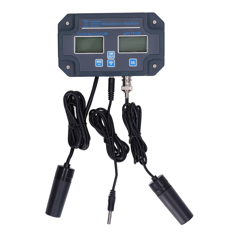 Water Quality Tester 6 in 1 WiFi Online PH TDS