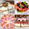 30-Piece Stainless Steel Cookie Cutters Set – Geometric Shapes for