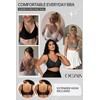 OEAK Women Comfortable Push Up Bras Wireless Seamless Full Coverage