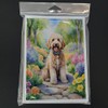 Caroline's Treasures Goldendoodle Spring Path Greeting Cards Pack of 8