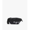 agnes b XAH03-04 Unisex Waist Pouch, Black