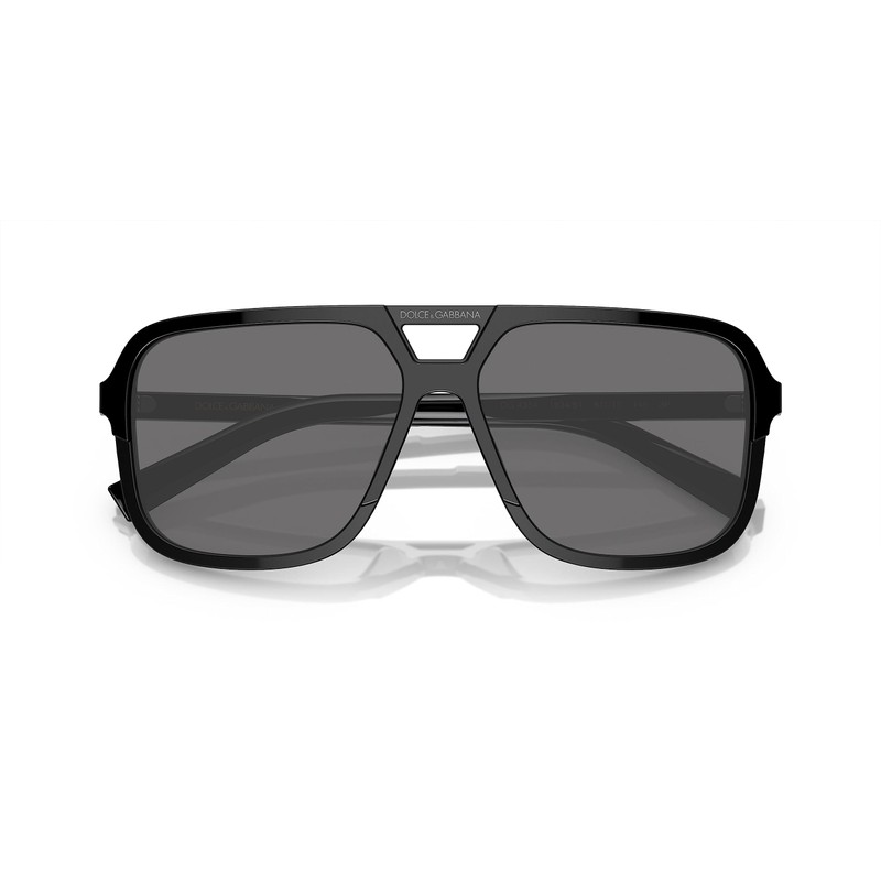Dolce & Gabbana DG4354 Men's Sunglasses Black/Dark Grey 61
