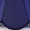 GO&SO Navy Blue Lamp Shade Scalloped Lampshade,Petal Edge Braid Bell