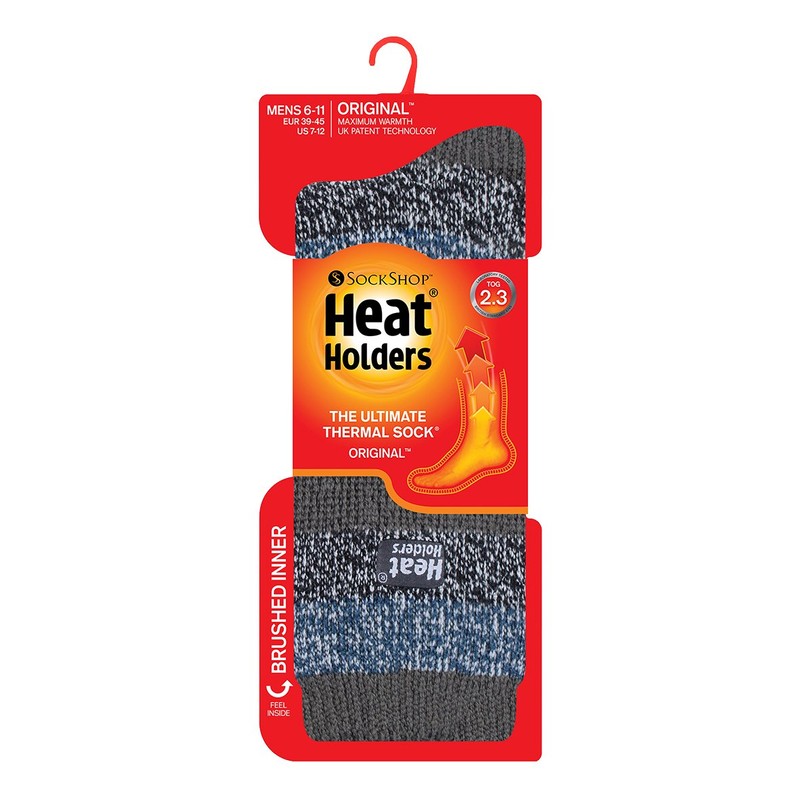 Heat Holders Men's Thermal Socks Winter Warm 2.3 Tog -