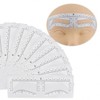 100pcs Airbrush Eyebrow Sticker Precision Brow Mapping Tool Self-adhesive Accurate