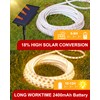 LUHLEE Solar LED Strip Lights Outdoor,Brighter 600 LED 32.8FT Solar