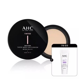 AHC [AHC] 메이크업핏 마스터즈 틴티드 메쉬 선쿠션 본품 15g + 리필 15g+(증정)톤업 선세럼 10ml [내추럴베이지] [AHC] Makeup Fit Masters Tinted Mesh Sun Cushion Set 15g + Refill 15g + (Bonus) Tone-Up Sun Serum 10ml [Natural Beige]