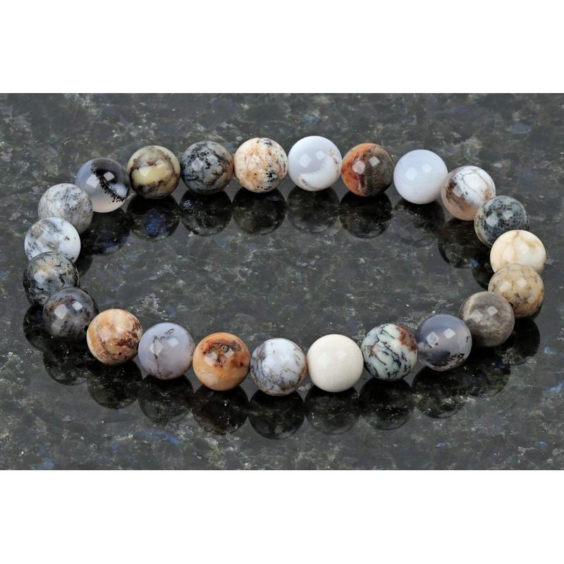 Eledoro PowerBead, Women’s Stretch Bead Bracelet, Made of 8 mm