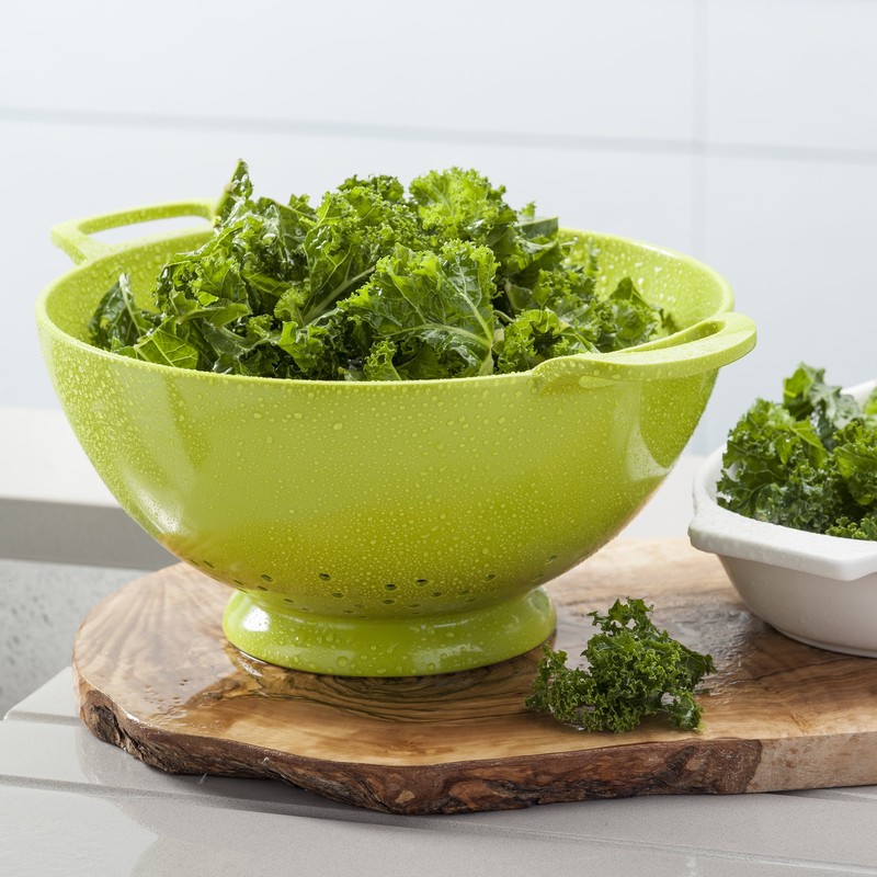 Zeal Melamine Colander/Strainer (24cm) -Lime