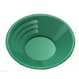 12pc Green  Large Gold 1/4" & 1/8" Classifier Screen & Gold Pan Panning Kit