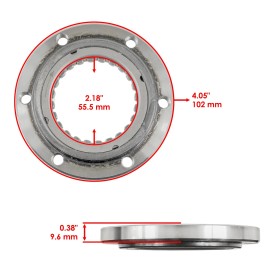 Caltric Starter Clutch Sprag One Way Bearing for Yamaha Kodiak 400 YFM400 4WD 2000-2006