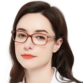 MARE AZZURO Lightweight Reading Glasses 2.50 Women Retro Rectangle Readers 100 125 150 175 200 225 250 275 300 350 400 500 600 (Tortoise, 2.5)