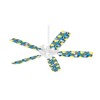 Tropical Fish 01 Blue Medium - Ceiling Fan Skin Kit