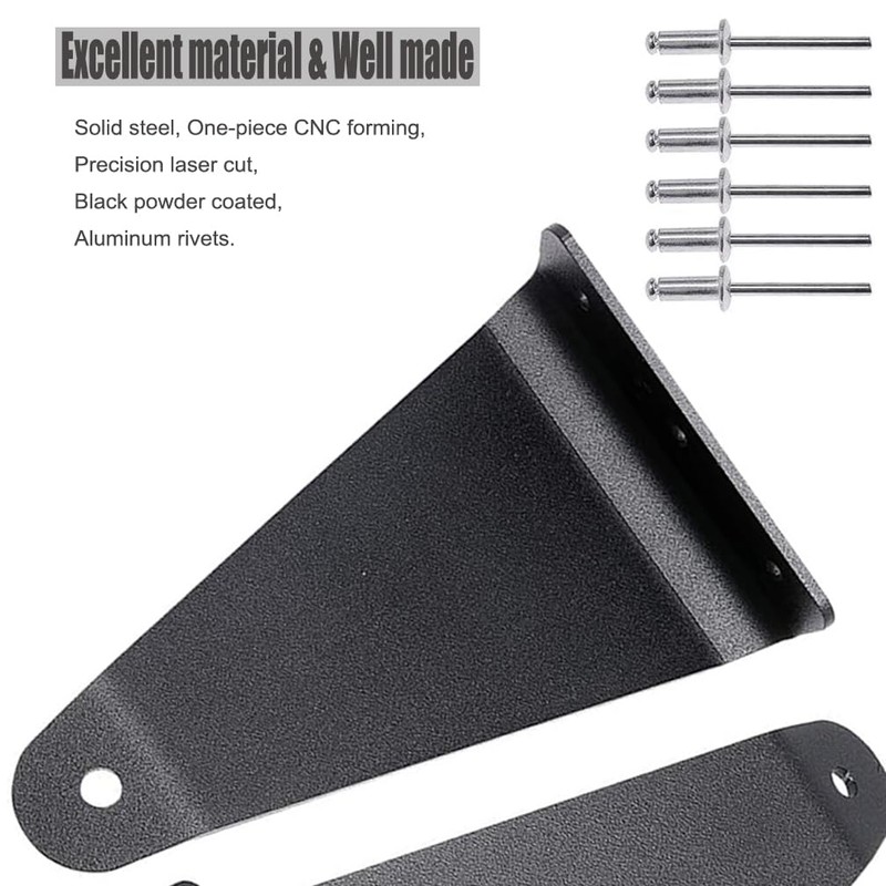 Front Upper Roof Windshield Pro-fit Cage 50-52 inch Curved Light