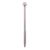 TIMCO 125INDEXSST Index Timber Screw HEX-S/S, Silver, 6.7x125, Set of