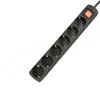 UNITEC H05VV-F 3G1.5 mm² Table Socket with Plug Switch, 6-Way,