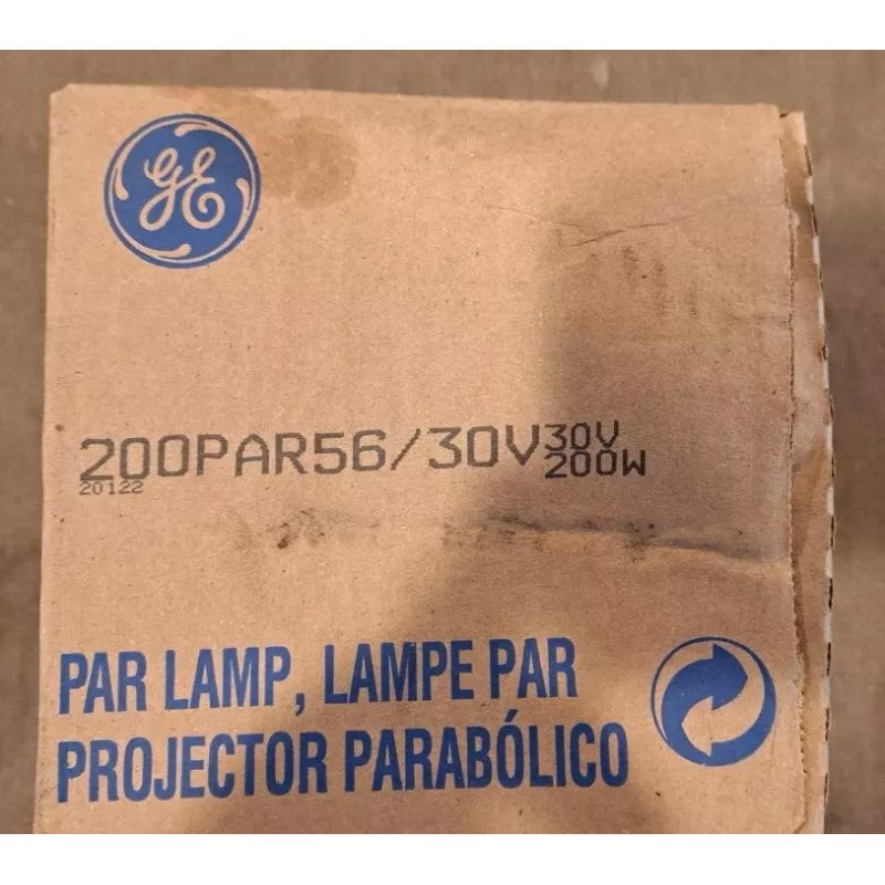General Electric 200PAR56 30-Volt 200 Watt Aircraft Landing Lamp, 7"