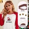 WRBAJIS Christmas Reindeer Face Tattoos Glitter Xmas Deer Temporary Tattoo