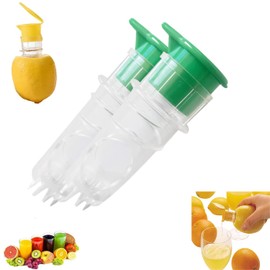 Lemon Squeezer 2025 New Screw Top Manual Citrus Juicer Portable Lemon Juicer With Lid Handheld Lemon Press Ideals For Cocktails Drinks And Cooking. (2 Pcs green)