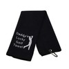 Dad Golf Towel Embroidered Golf Towel Gift Daddy’s Lucky Golf