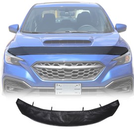 Daeiclru Hood Bra Cover Protector Car Hood Cover Compatible with Subaru WRX 2022 2023, Black Front Cover Mask, Bonnet Bra Car Accessories